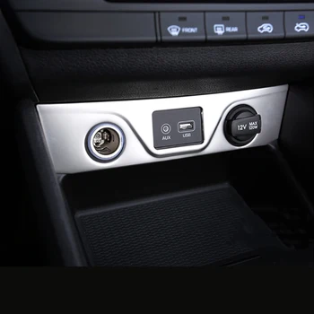 Za Hyundai Tucson 2016 2017 2018 Avto Notranje zadeve Vžigalnik Vrata USB Kritje Trim Nalepke za Dekoracijo Modeliranje Dodatki