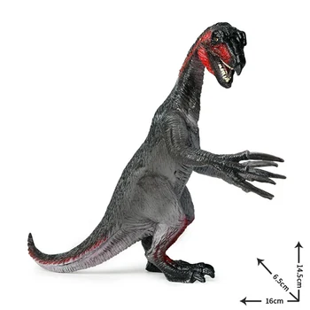 Novo Otrok Simulacije Črna Rdeča Dinozaver Igrača Ginekologijo in Zmaj Tyrannosaurus Srednje Dinozaver Model Trdne Plastike Dekoracijo