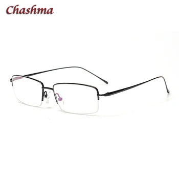 Chashma Pol Platišča Titana Očal Okvir Razkošno Očala Moški Modni Preproste Zasnove Zlato Eyeglass Očal Okvir Moški