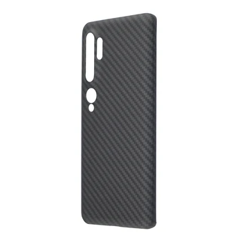 YTF-ogljika pravi ogljikovih vlaken telefon kritje Za Xiaomi Mi CC9 Pro Primeru Aramid vlaken Ultra tanek telefon Zadnji pokrovček