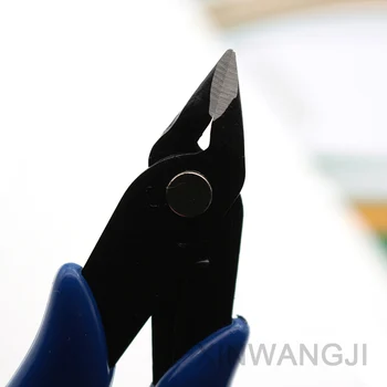 2PCS Električne Žice Kabel Noži za Rezanje Strani Škarje Flush Klešče Nipper Anti-Slip Gumo Mini Diagonalno Klešče Ročno Orodje 107F1