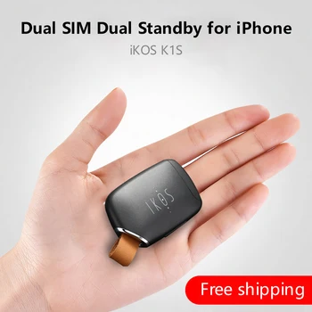 Dual Sim Dual Pripravljenosti Adapter iKOS K1S Ne bjekstvo iz Zapora iOS 14Call Besedilo Funkcije Za iPhone5-12/ i Pod Dotik 6./i Pad