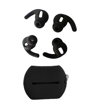 AM05-Silikona V-Uho Slušalke Kritje za Xiaomi Airdots Pro 2 Zraka 2S TWS V uho Brezžične Slušalke Primeru Eartips Kavelj S Goba