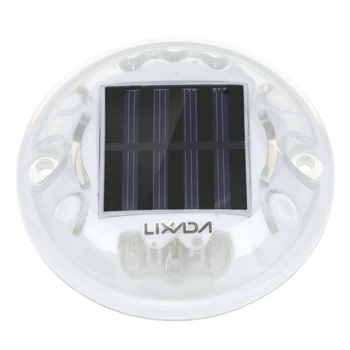 Krog Oblikovan Solar Powered Občutek LED Cesti Stud Luči luči za Vrt Krajine Ulici Pot Solar Powered Občutek LED Luči