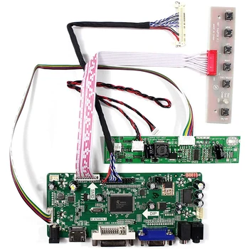 Latumab Nov Gonilnik Odbor Komplet za M195FGE-L20 HDMI + DVI + VGA LCD LED LVDS Controller Board
