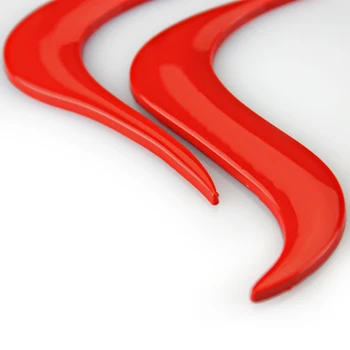 Temno Rdeče Požara, Plamen Chrome Kovinski Cink Avto Styling Emblem Značko 3D Nalepke Kul Dekor Decal za Mitsubishi Lancer Doma Virage EVO