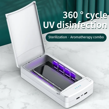 4 LED UV Telefon Masko Razkuževanje Primeru UV Sterilizator Polje Večnamensko Prenosni Uv Sterilizacija Protibakterijskim Polje