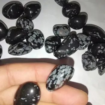 100 g Sneg Črni Obsidian Padle Kamna Nepravilnih Poliranega Naravnega Rock Quartz Čakro Zdravljenje Dekor Mineralov, Zbirka