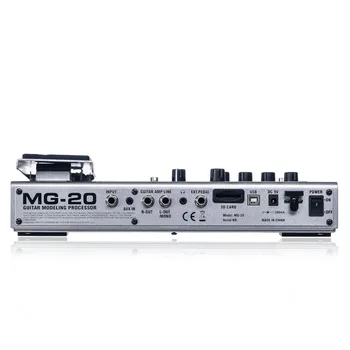 NUX MG-20 Multi-funkcionalne Kitara Modeliranje Procesor s 60 Učinek Modeli 72 Nastavil Boben Stroja Looper Funkcija EXP/VOL Pedal