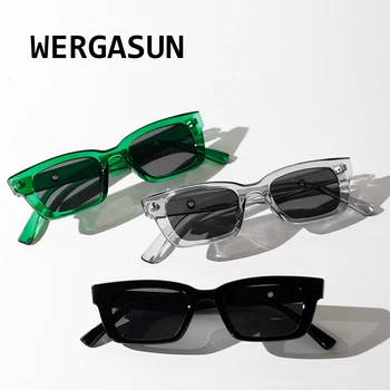 WERGASUN 2020 Luksuzne blagovne Znamke Oblikovalci Mačka Oči, sončna Očala Vintage Retro Ženska sončna Očala Za Ženske UV400 Očala