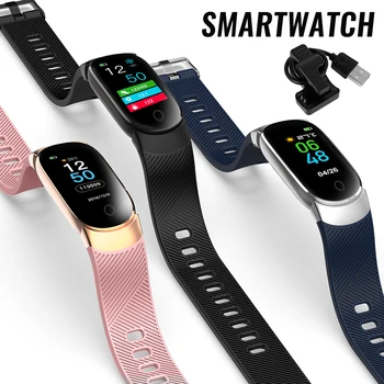 Nepremočljiva Šport Pametno Gledati QW16 Smartwatch Ženske Pametna Zapestnica Pasu, Bluetooth Srčnega utripa Fitnes Tracker Manžeta