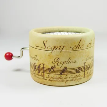 Papir music box strani ročice Lepotica in zver speical darila, nenavadna darila po meri