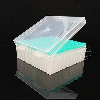 100pieces plastičnih 1,5 ml zamrzovanje cevi + en kos 100 zračniki plastičnih Zamrzovanje cevi škatla za shranjevanje