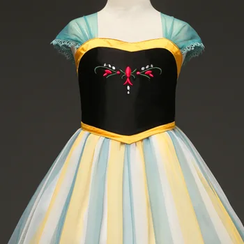 Disney Princesa Anna Dekleta Obleko Otroci Obleke za Dekleta Božič Obleko Gor Kostum Stranka Novo Leto Dekle Oblačila Zamrznjene 2020 Nova