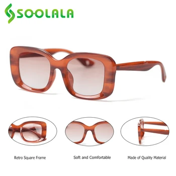 SOOLALA 2021 Nova sončna Očala za Branje Očala Za Ženske Zasjenčen Leče, ki Presbyopic Bralec Bralna Očala +1.0 1.5 2.0 2.5 3.0 3.5 4.0