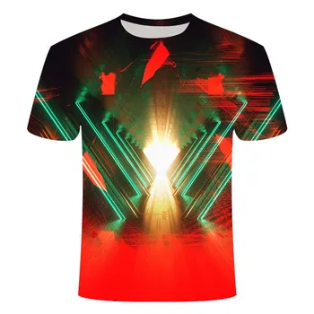 2020 nova moška kratka sleeved modni T-shirt 3D tiskanje poletje moda street nositi tiskanih vrh T-shirt za moške