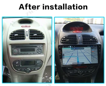 PX6 4GB+64GB Android 10.0 Avto Multimedijski Predvajalnik Za Peugeot 206 2000 2001-2016 GPS Navi Radio navi predvajalnik, zaslon na Dotik, vodja enote