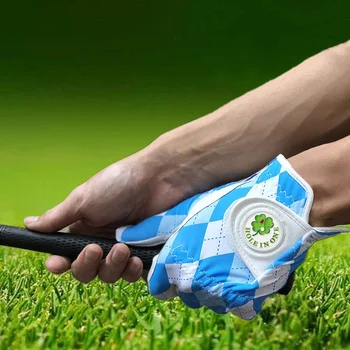 Nova Zasnova Weathersof Oprijem Golf Rokavice Moški z Levo Roko v Desno z Žogo Marker Dihanje Udobno za Golfiste