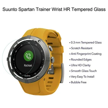 Screen Protector za Suunto Spartan Trener Zapestje HR Kaljeno Steklo 9H 2.5 D HD eksplozijam Anti Scratch Zaščitno folijo