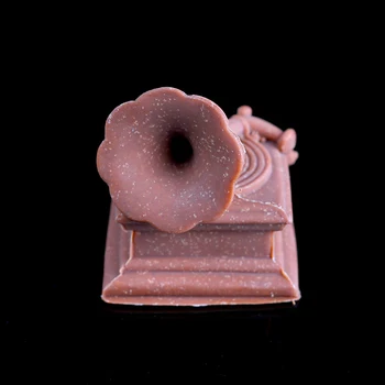 Nicole 3D Phonograph Design Silikonsko Plesni Fondat Torta Dekoraterstvo Orodja Ročno izdelana Mila Čokoladni Bonboni za Izdelavo Odlitkov