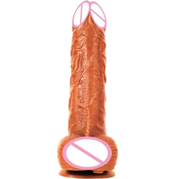 Realističen Dildo Samodejno Teleskopsko Ogrevanje Swing Brezžični Vibrator Realističen Penis G-Spot Sex Igrače Vibrator Ženske Odraslih Erotično
