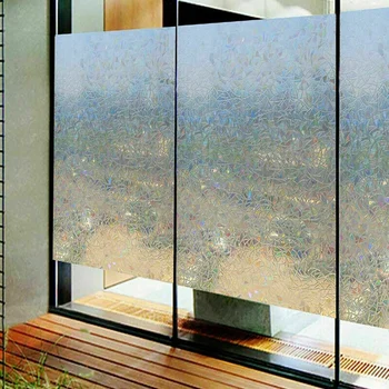 Okna 3D Film Mavrica Reflektivni Dekorativni Zasebnosti Statične Oklepa Stekla Nalepka