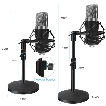 Usb BM700 Mikrofon Za Podcasting Usb Microfono Komplet Za Računalnikom Nastavitev Usb-Mikrofon Gaming Microfone Kondenzator Za Pretakanje