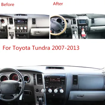 Za Toyota Tundra Mamutovec 2008 2009 2010 2011 2012 2013 Avto Nadzorna Plošča Pokrov Mat Pad Sonce Odtenek Instrument Preprogo Dodatki