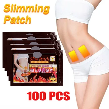 100 kozarcev/10ag Kitajske Medicine Hujšanje Diet Patch hujšanje Najmočnejši Slim Obliž Blazine Detox Lepilo Stanja Face Lift Orodje