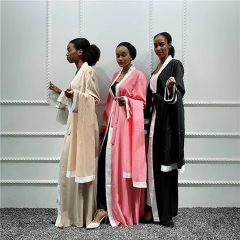 Muslimansko Obleko Ženske Navaden Abaya Kimono Z Hidžab Savdska Turški Islamska Oblačila Tam Kaftan Dubaj Caftan Katar Haljo Musulmane Femme