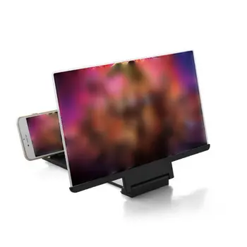 3D zaslon mobilnega telefona ojačevalnik 12 palčni HD video povečevalno steklo projektor Praktični prenosni projektorji