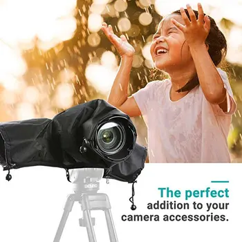 Prenosni Zaščitnik Telefoto Objektiv Fotoaparata Dež Kritje Dustproof Fotoaparat dežni Plašč za Canon Sony Pendax