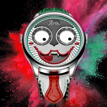 Joker Watch Moških Top Blagovne Znamke Luksuznih Modnih Osebnost Zlitine Quartz Ure Za Moške Limited Edition Oblikovalec Ročne Ure