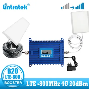 Lintratek LTE 4G, Signal Booster mobilni mobilni telefon 4g 800mhz signal repetitorja band 20 LTE 800 Internetnega omrežja
